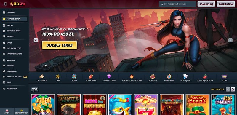 Allyspin opinie - Odkryj najnowsze oferty w Allyspin Kasynie dla graczy polskich